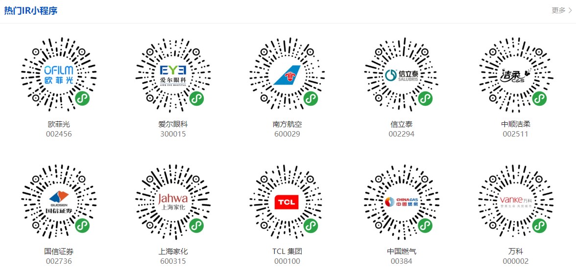 投資者關系IR小程序