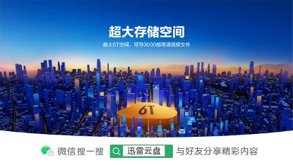 迅雷云盤微信小程序