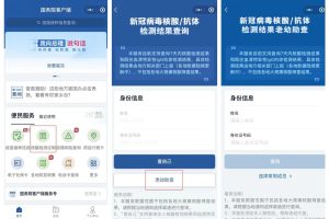 國務院客戶端小程序上線新功能 支持老幼助查核酸結果