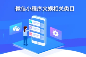 需要補充文娛相關類目的小程序